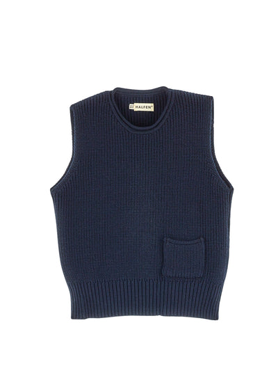 Grobstrick Pullunder aus Merino | Baby & Kinder