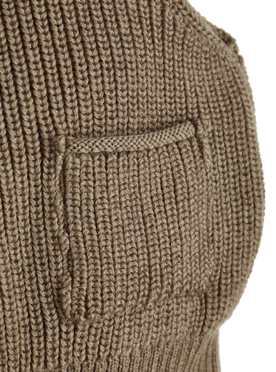 Grobstrick Pullunder aus Merino | Baby & Kinder