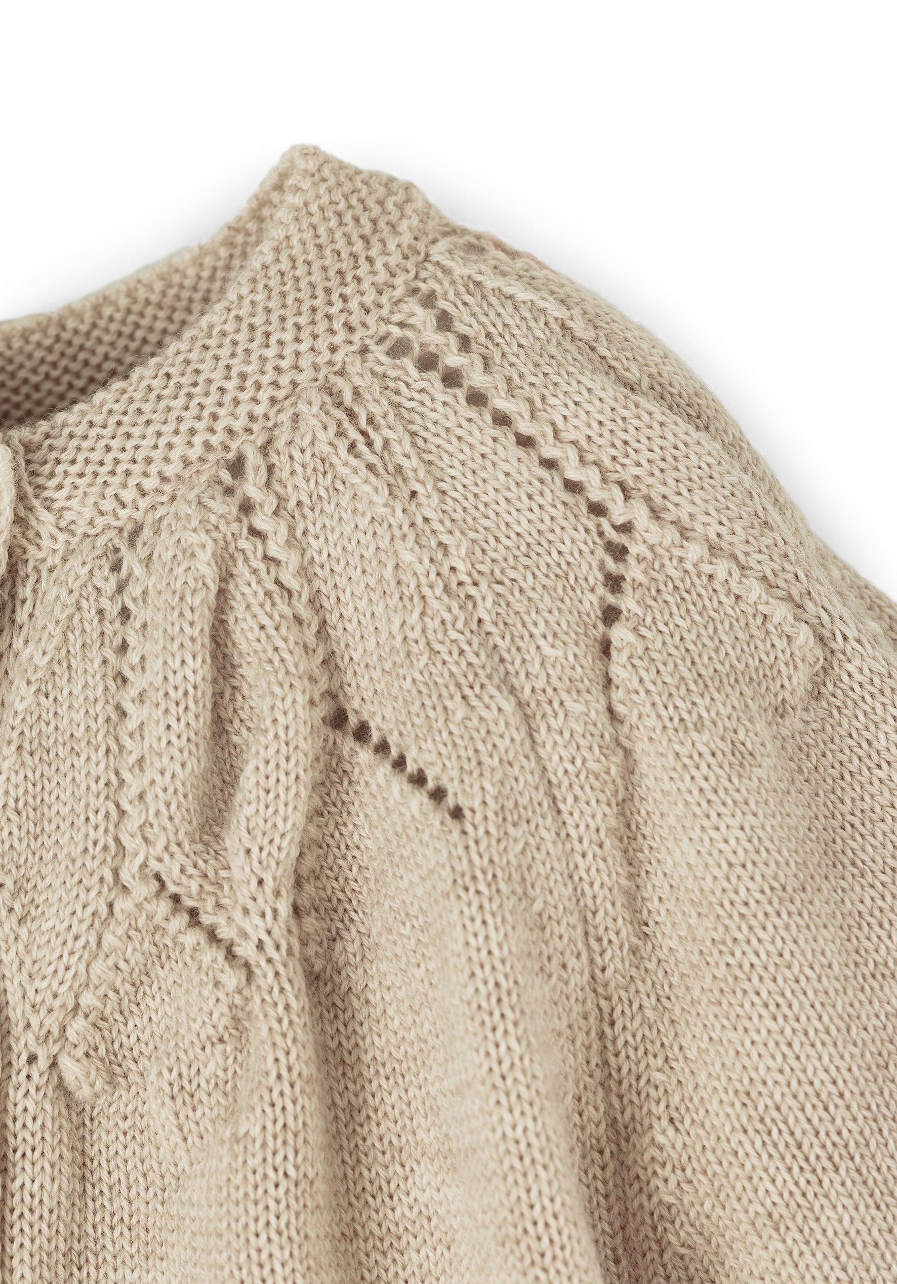 Cardigan/Sweater mit Strickmuster