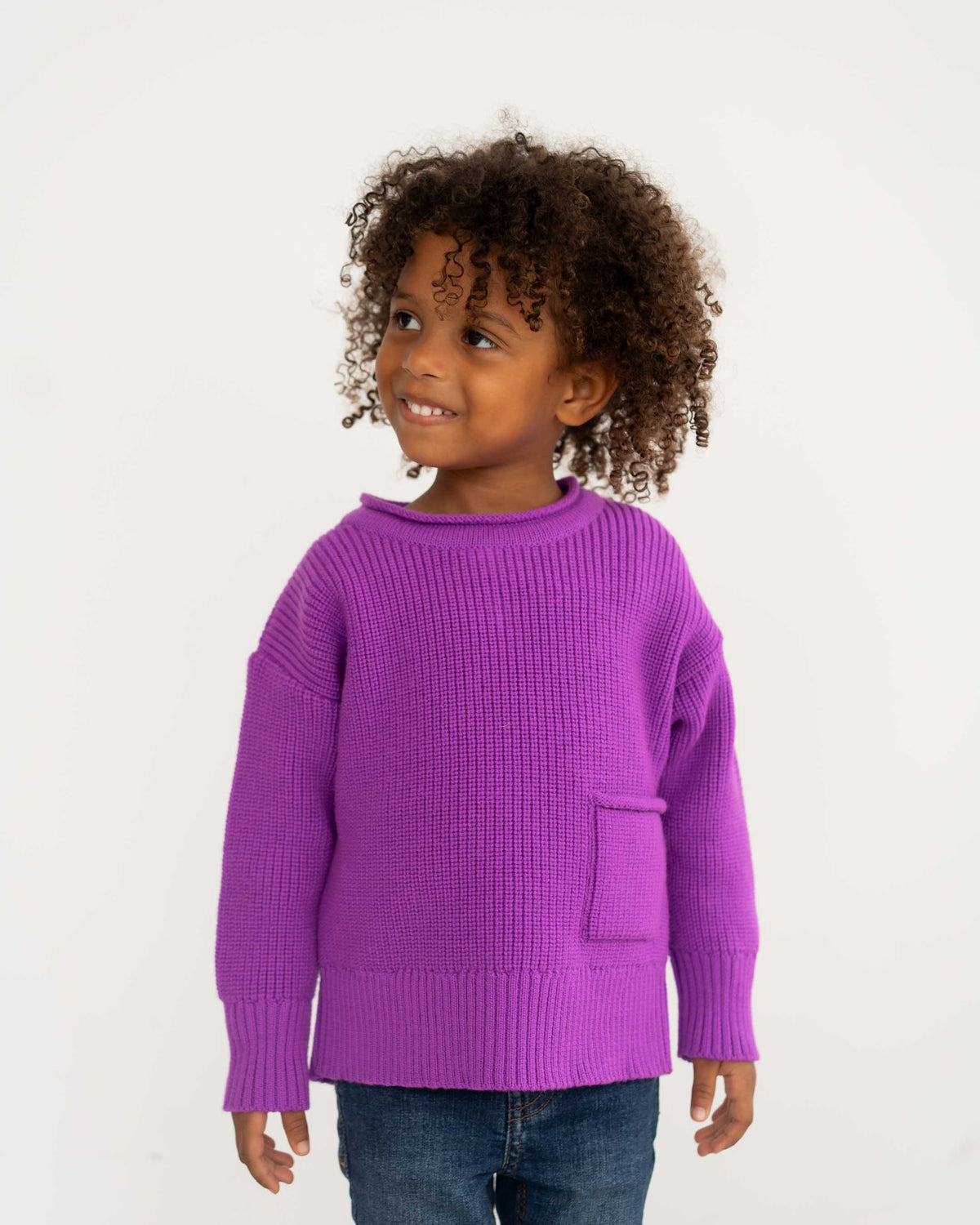 Grobstrick Sweater aus Merino | Kinder