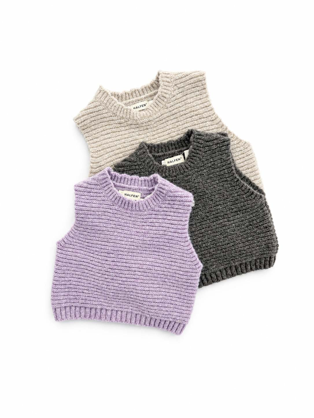 Strick Pullunder aus Alpaka | Baby & Kinder