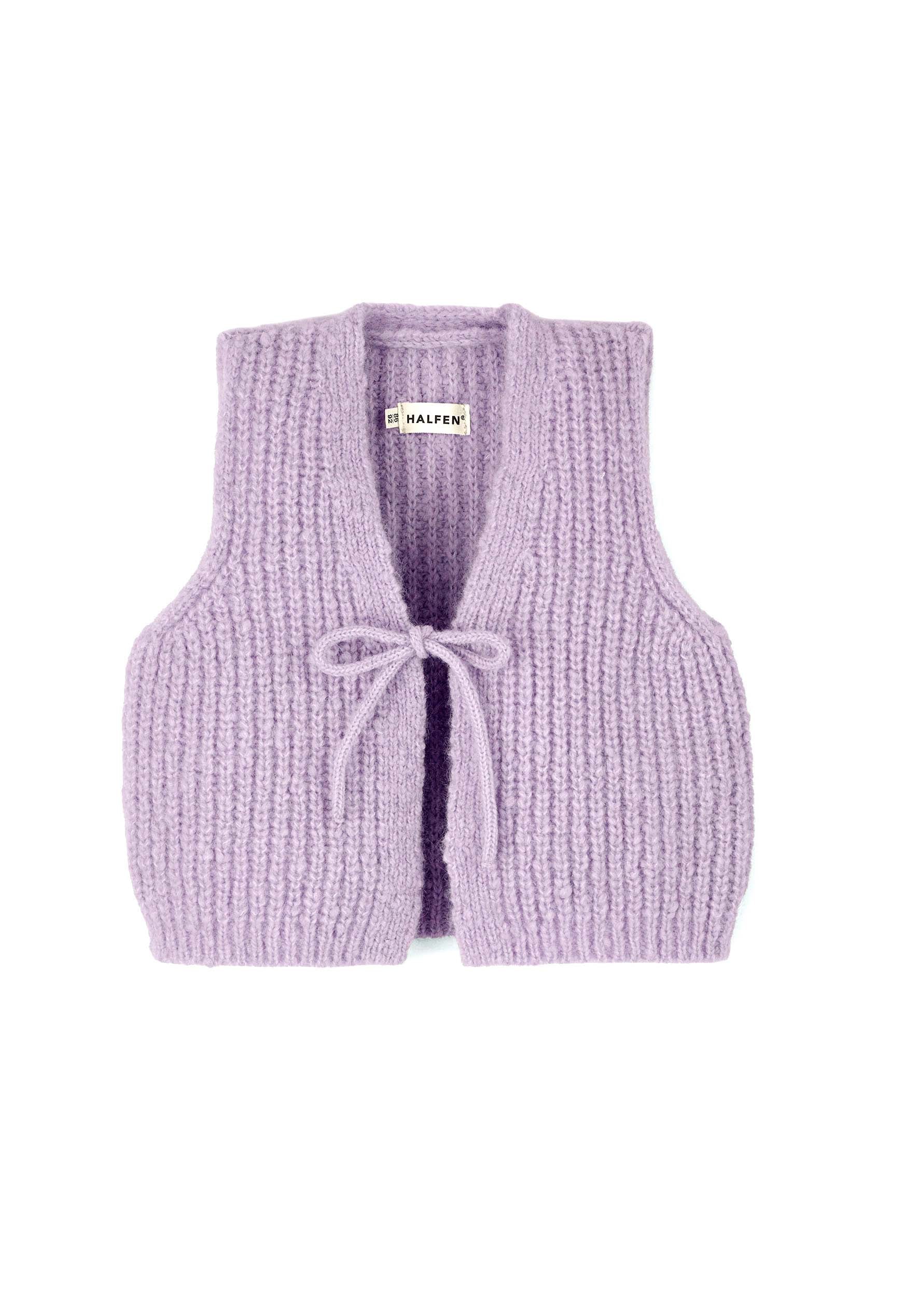 Grobstrick Weste aus Alpaka | Kinder
