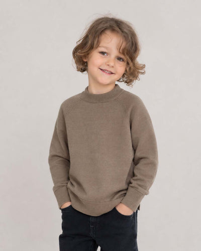 Stehkragen Pullover aus Merino | Kinder
