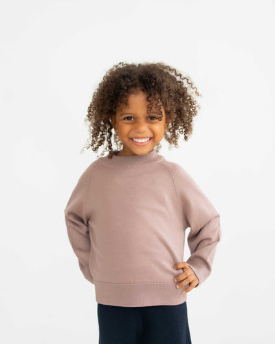 Stehkragen Pullover aus Merino | Kinder