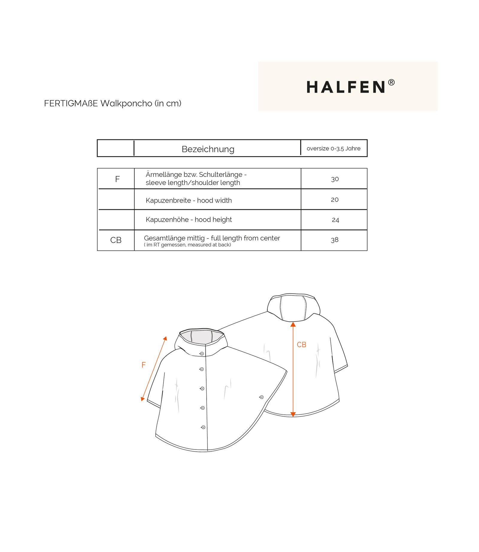Passform Poncho aus feinem Wollwalk | Baby & Kinder