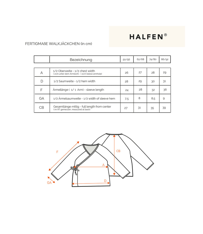 Passform Walk-Jacke zum Binden