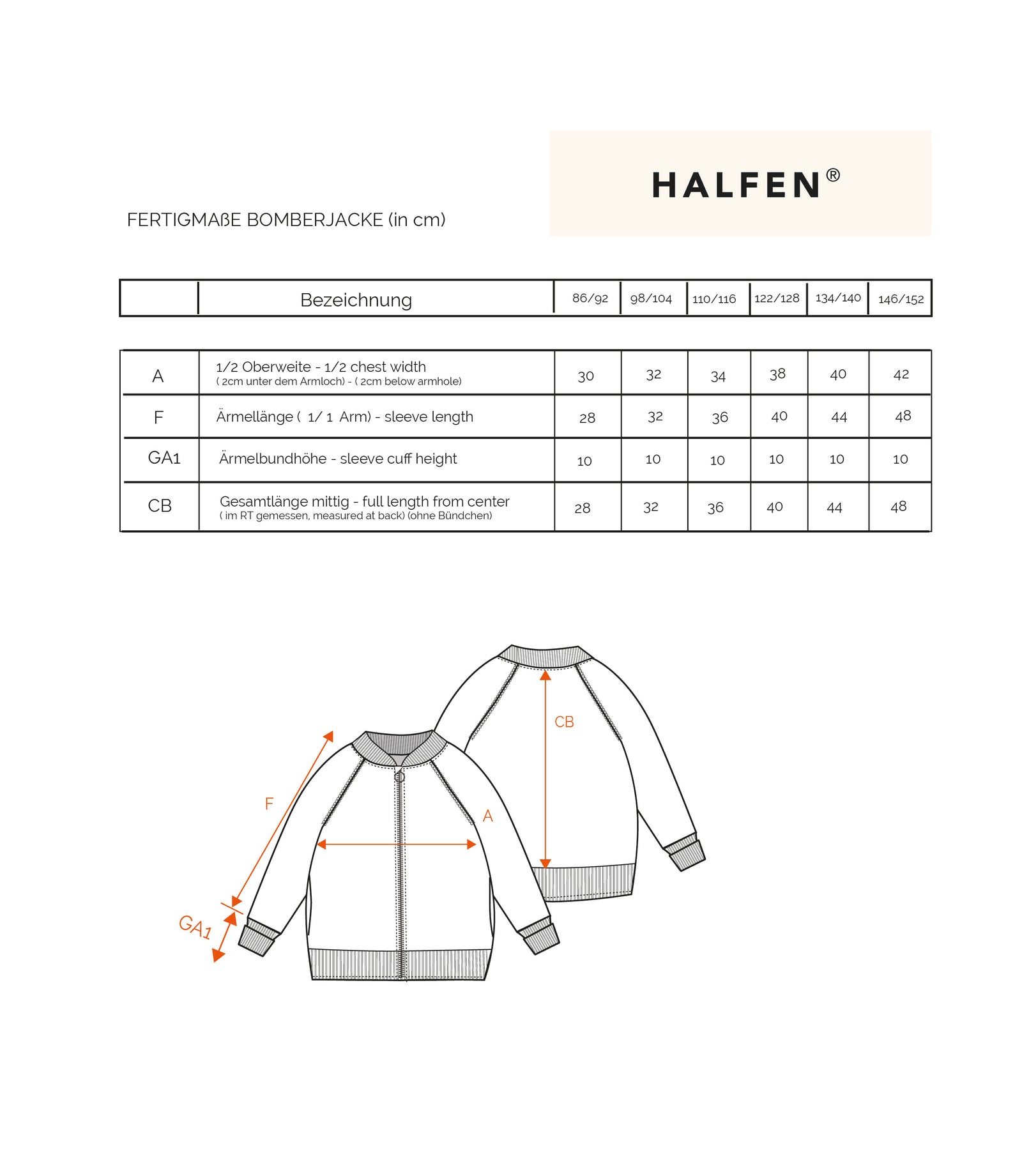 Passform Walk-Bomberjacke Kinder