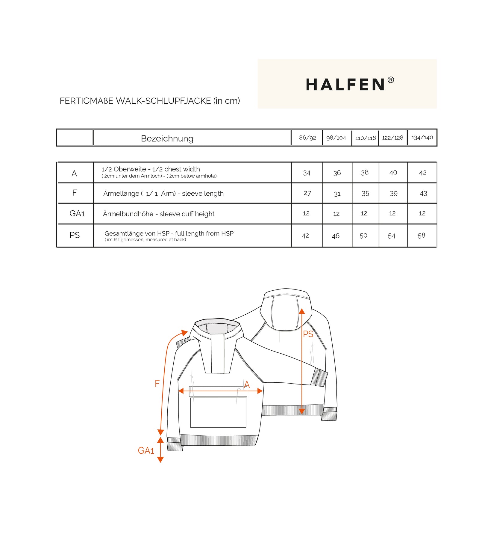 Passform Schlupfjacke aus Wollwalk | Kinder