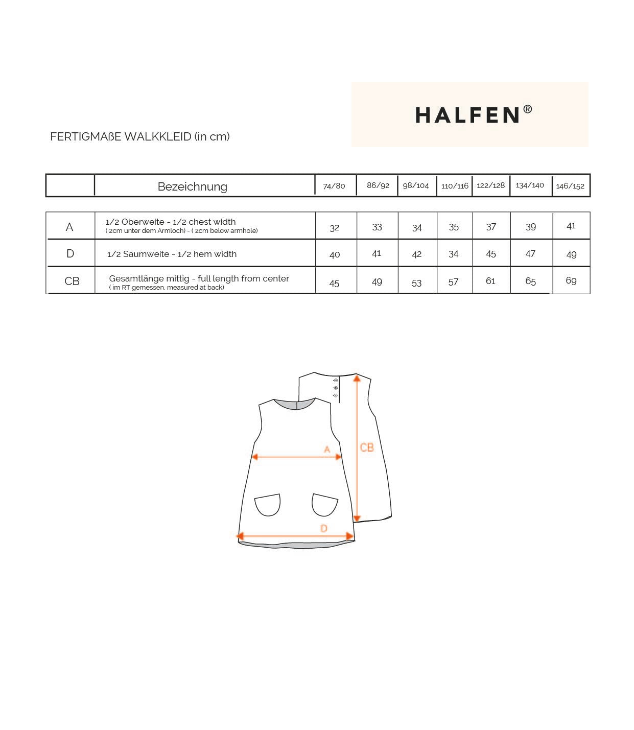Passform Walkkleid