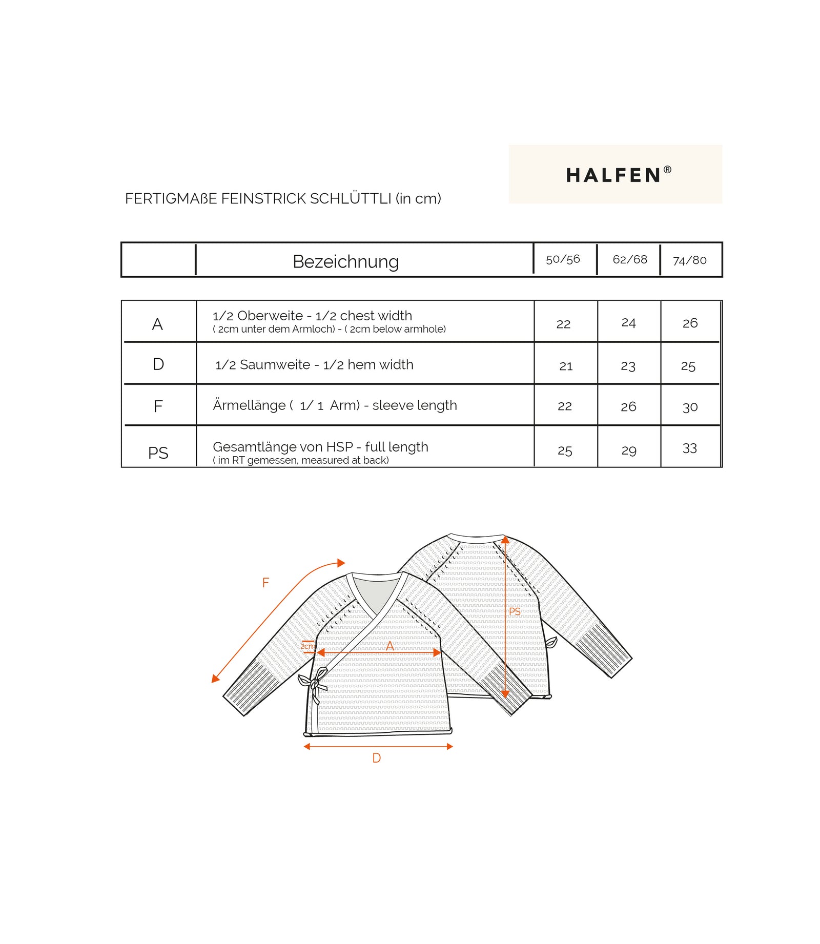 Passform Wickeljacke (Schlüttli) für Babys aus Merinowolle