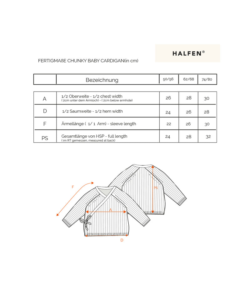 Passform Wickeljacke für Babys aus Alpakawolle