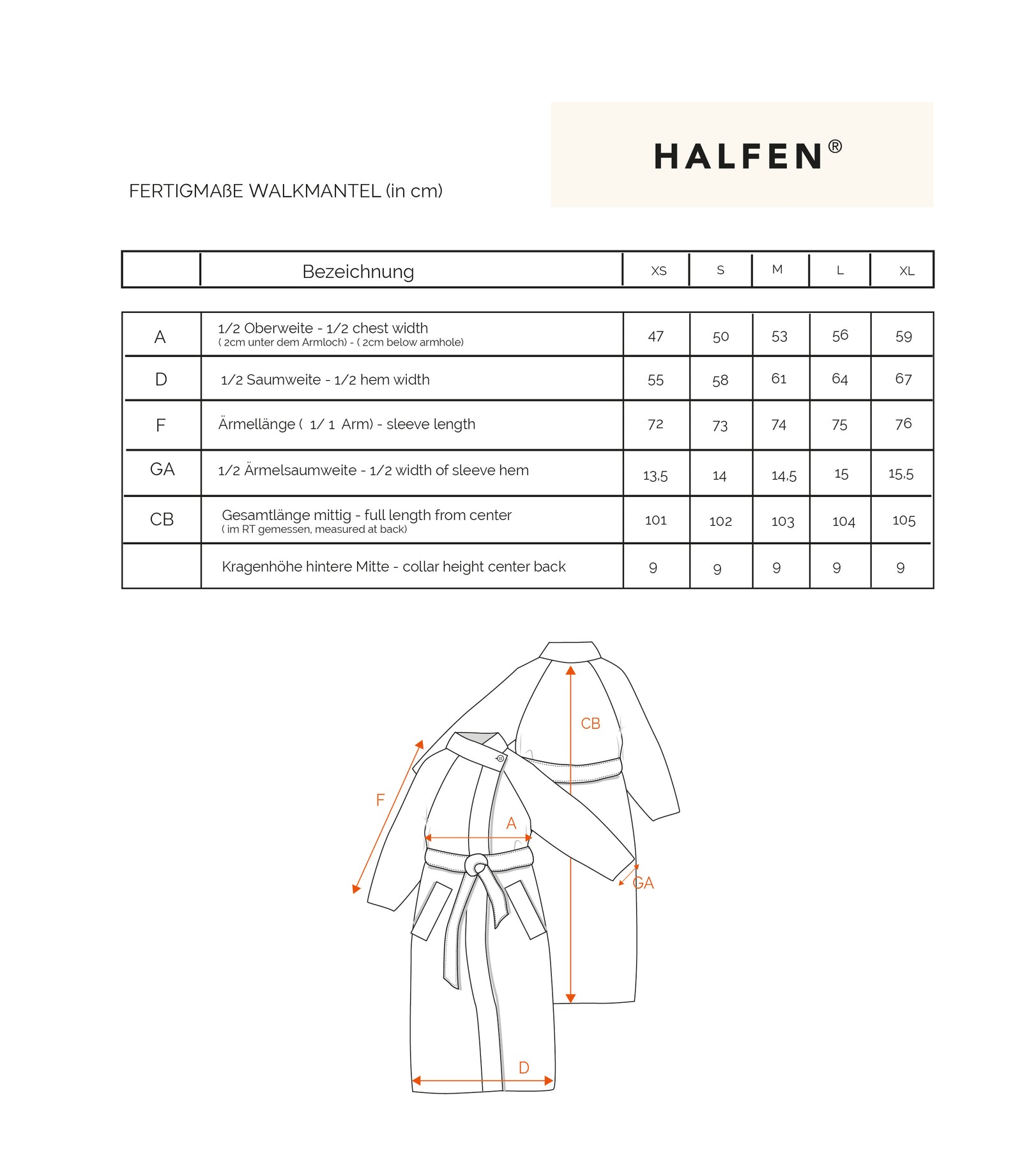 Passform Mantel mit Bindegürtel aus Walk | Damen