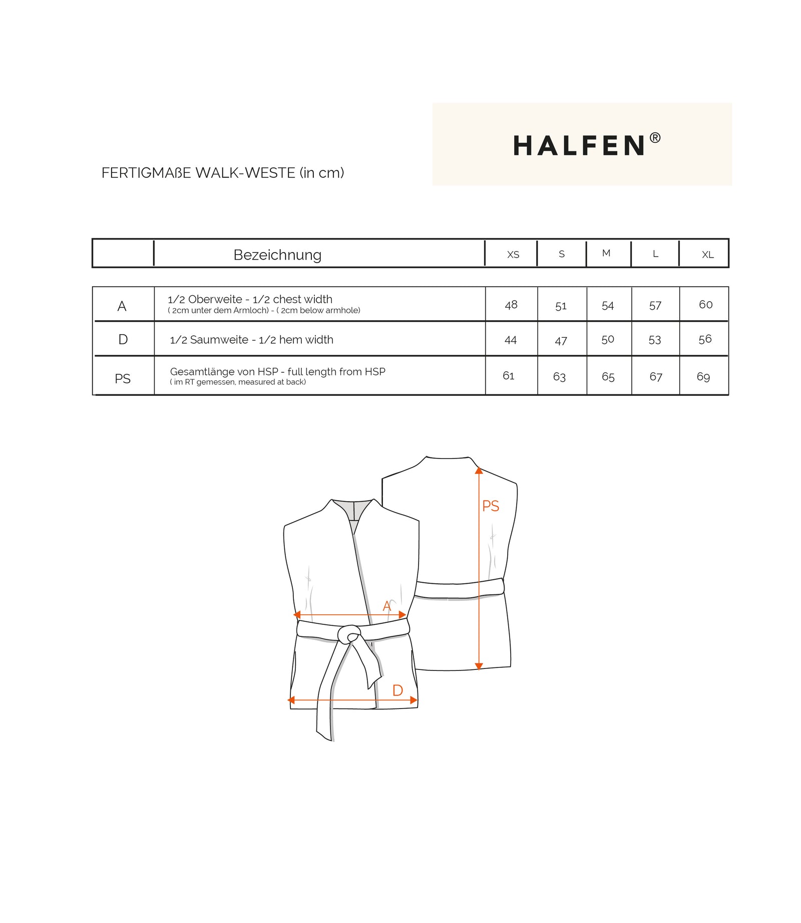 Passform Weste mit Gürtel aus Walk | Damen