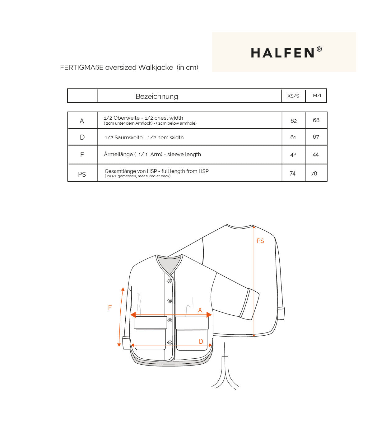 Passform Oversize Jacke aus Walk | Damen