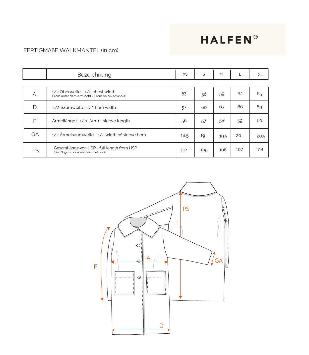 Passform Mantel mit Kragen aus Walk | Damen
