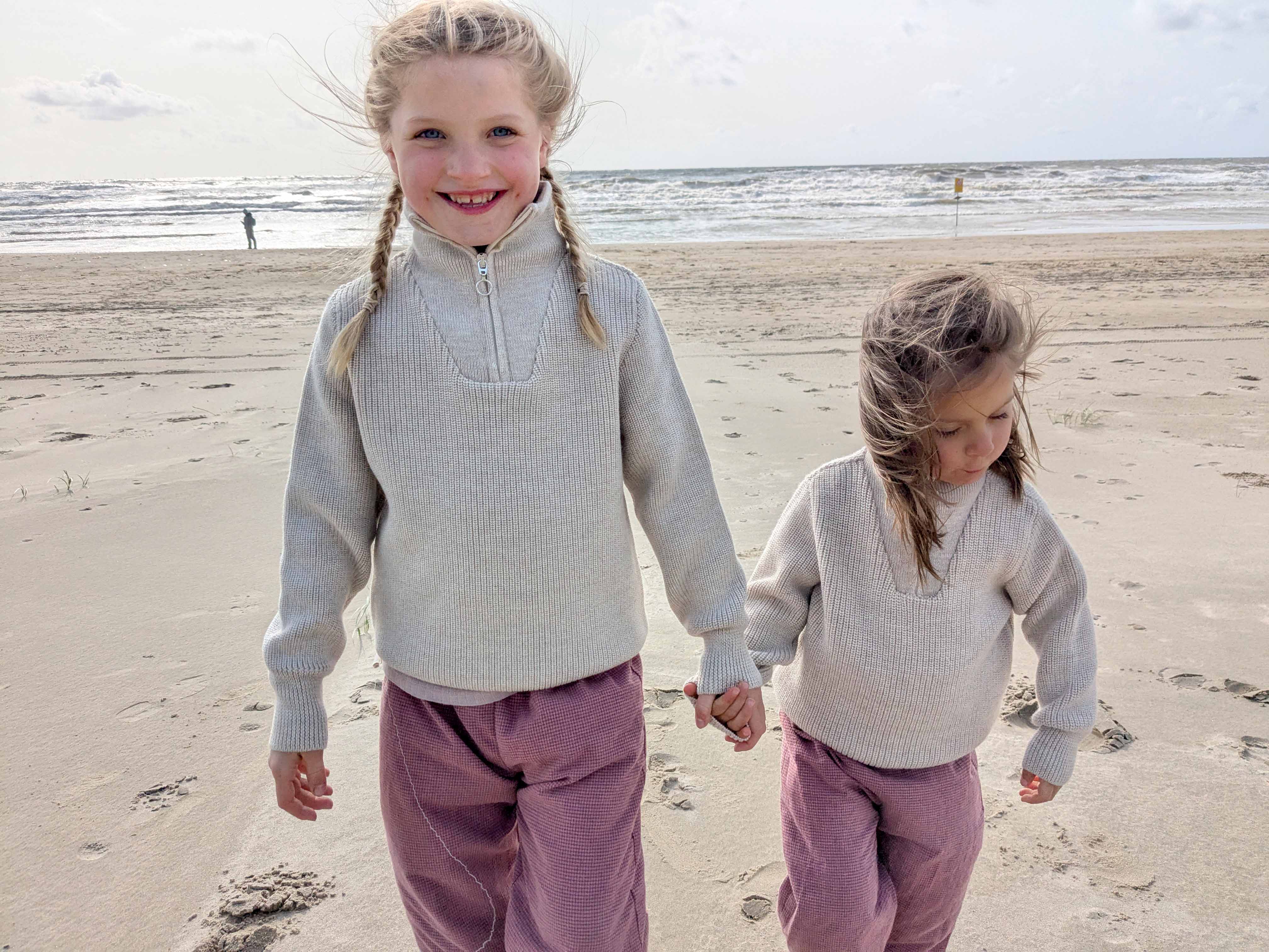 Kinder Struktur Strick Troyer