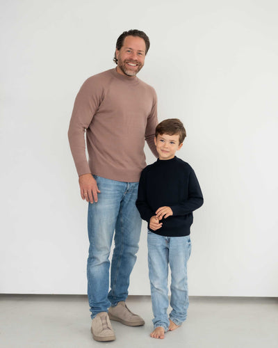 Stehkragen Pullover aus Merino | Kinder