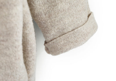 Kurzmantel mit Knopfleiste aus Walk | Damen