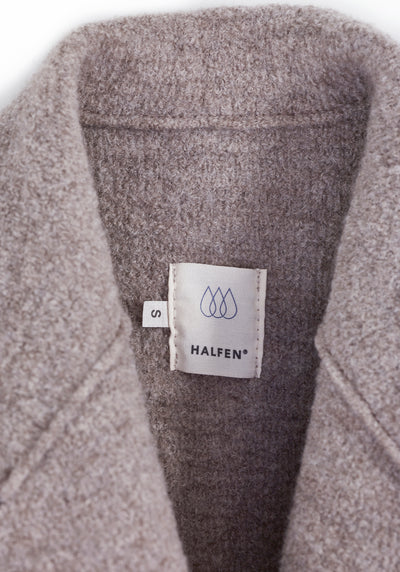 Langer Mantel aus Walk | Damen