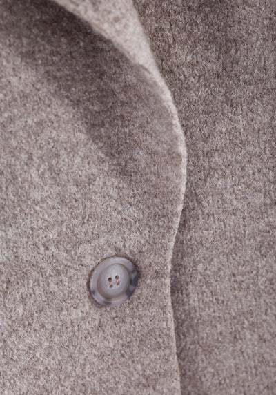 Langer Mantel aus Walk | Damen