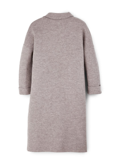 Langer Mantel aus Walk | Damen