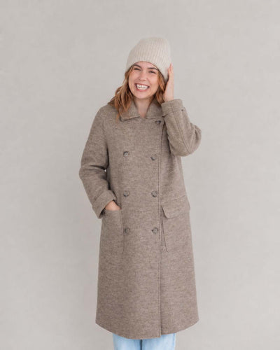 langer Walk Zweireiher Mantel | Damen