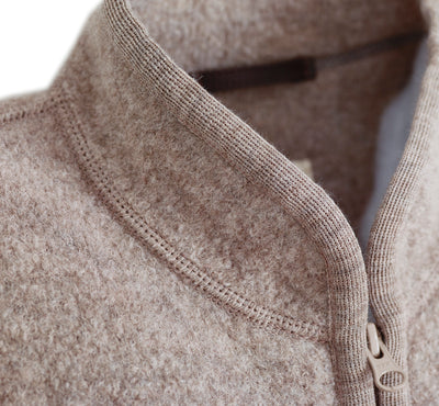 Weste mit Reissverschluss aus Wollwalk | Unisex