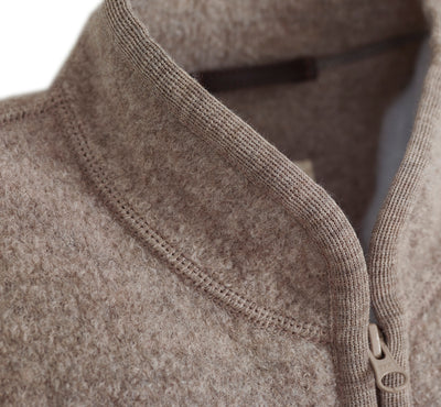Weste mit Reissverschluss aus Wollwalk | Unisex