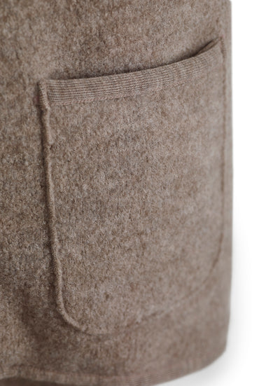Weste mit Reissverschluss aus Wollwalk | Unisex