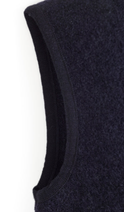 Weste mit Reissverschluss aus Wollwalk | Unisex