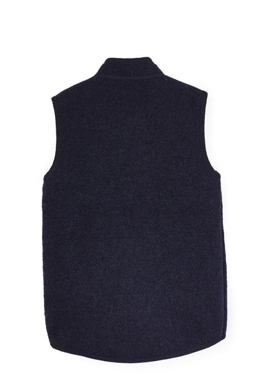 Weste mit Reissverschluss aus Wollwalk | Unisex