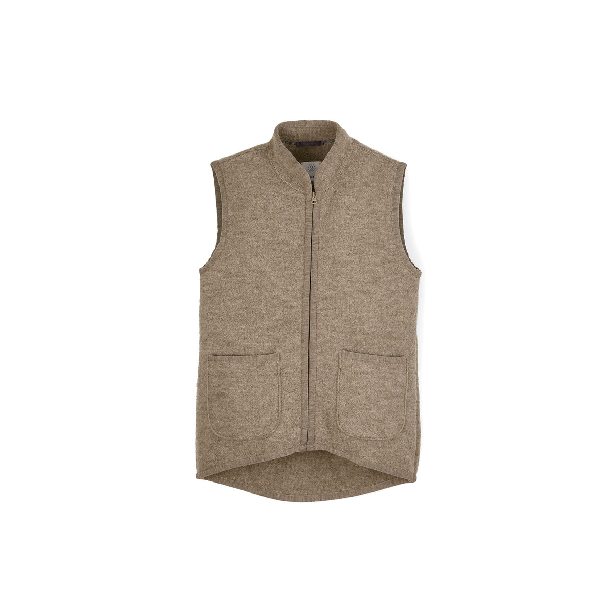 Weste mit Reissverschluss aus Wollwalk | Unisex