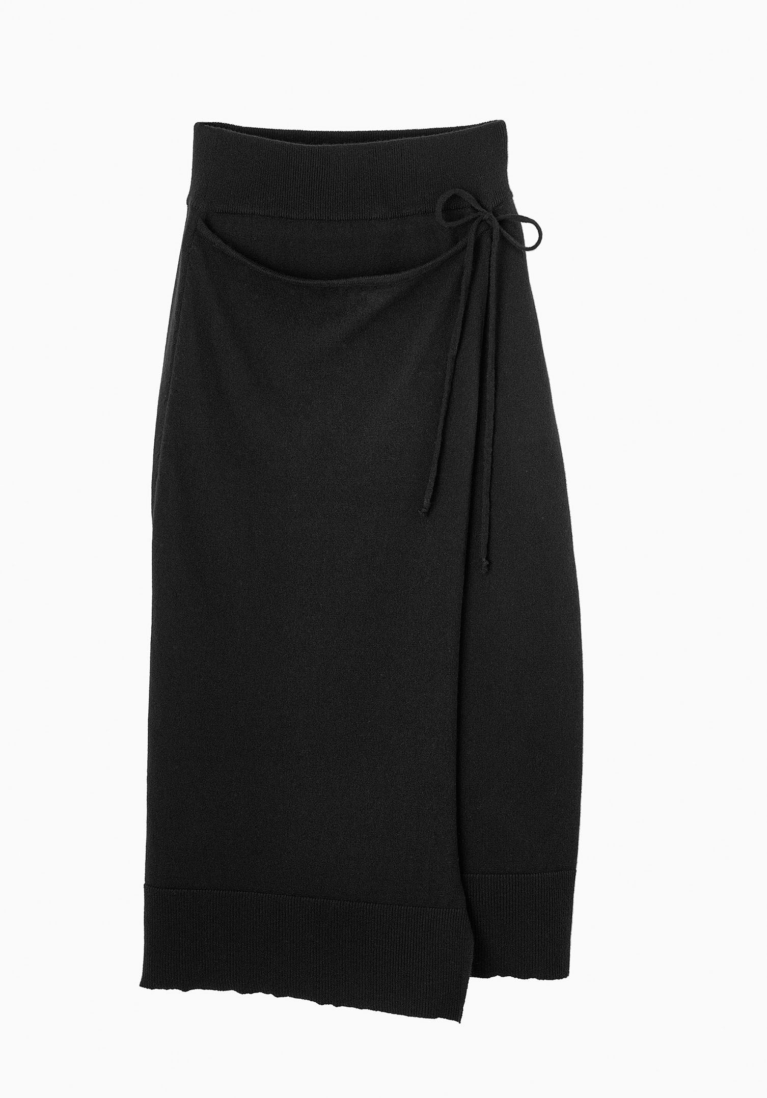 Strickrock zum Binden aus Cashmere Merino | Damen