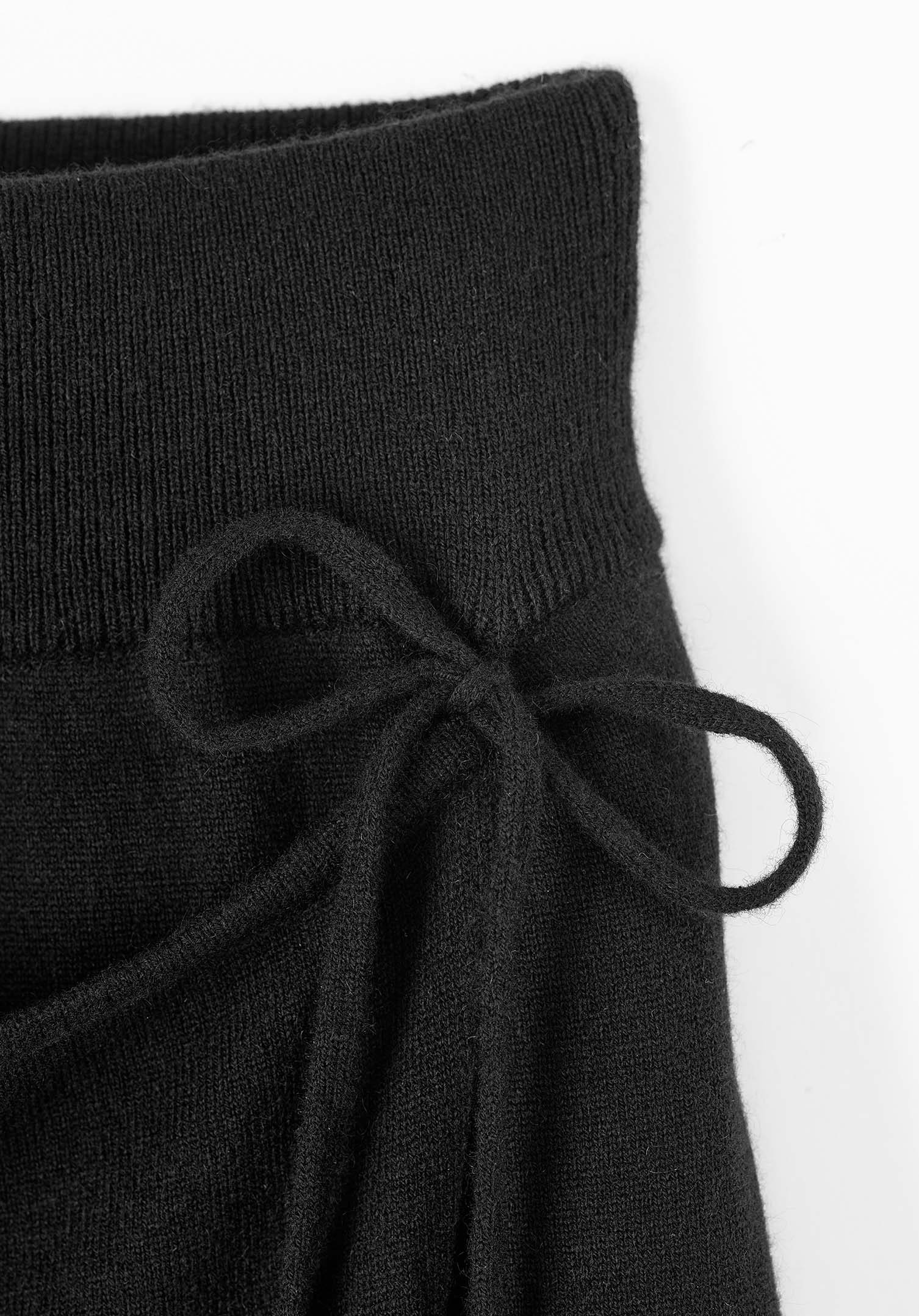 Strickrock zum Binden aus Cashmere Merino | Damen