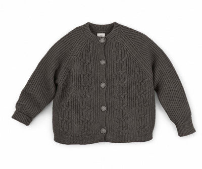 Cardigan mit Flechtdetails aus Alpaka  | Damen