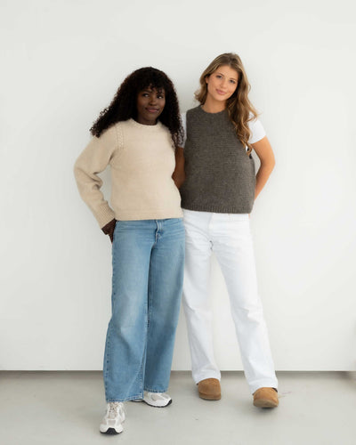 Strick Pullunder aus Alpaka | Damen