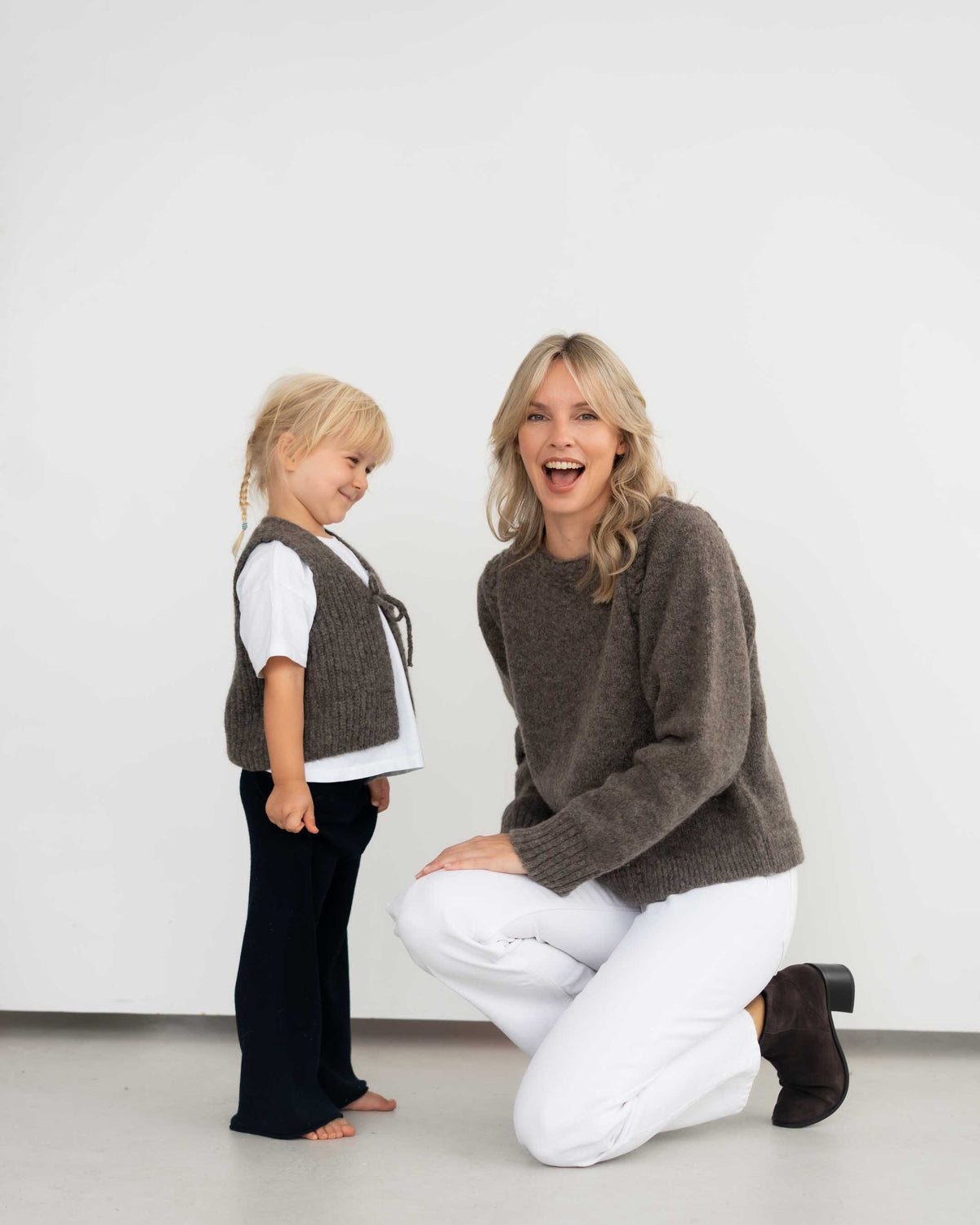 Sweater mit Flechtdetails aus Alpaka  | Damen