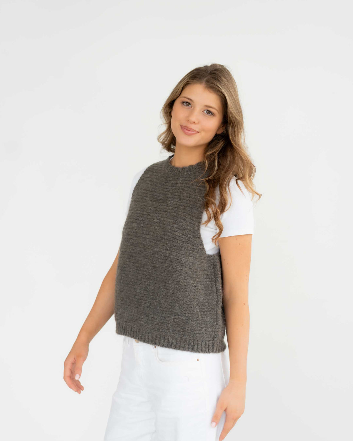 Strick Pullunder aus Alpaka | Damen