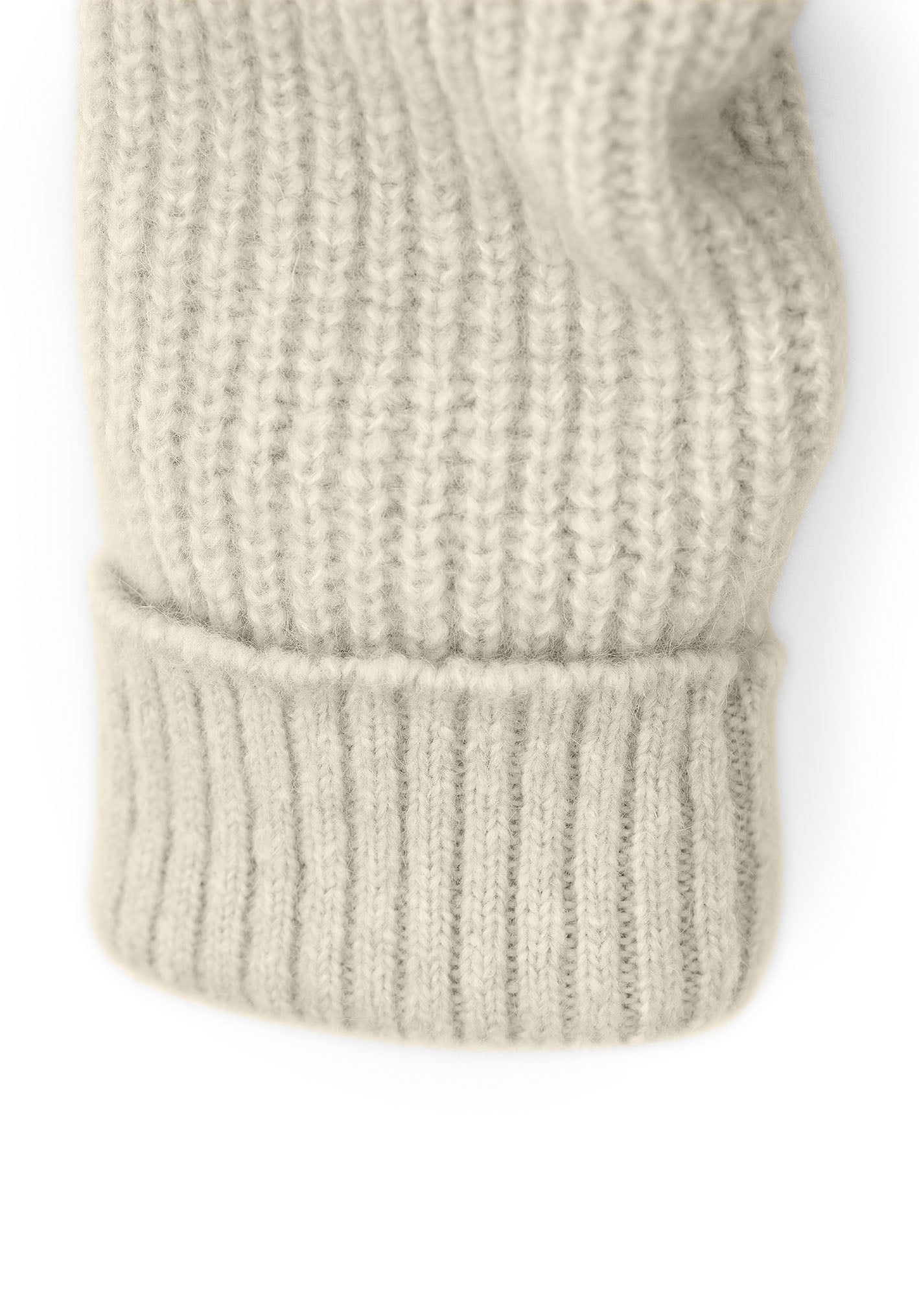 Struktur Sweater mit Knopfleiste aus Alpaka | Damen