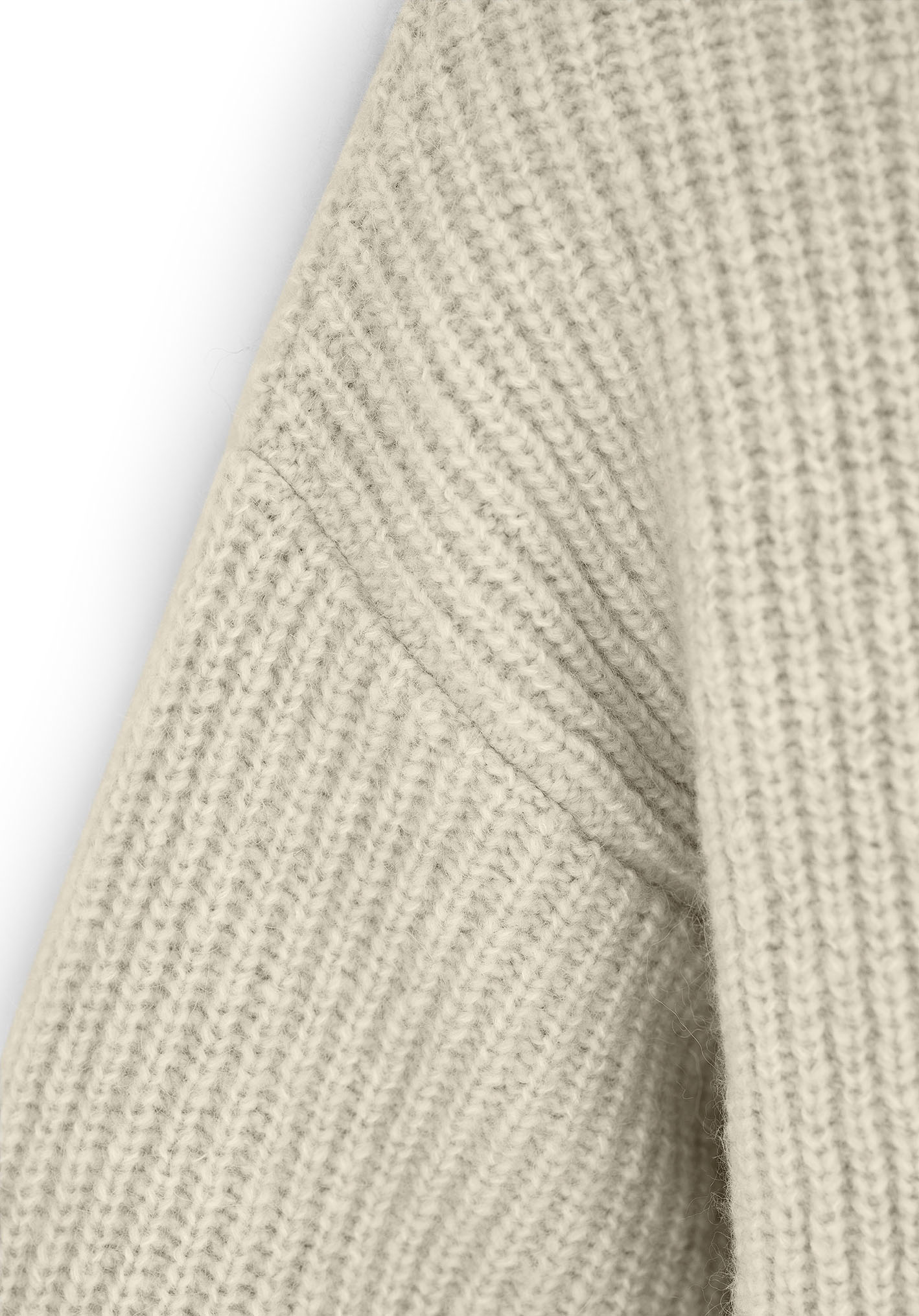 Asymmetrischer Cardigan aus Alpaka | Damen