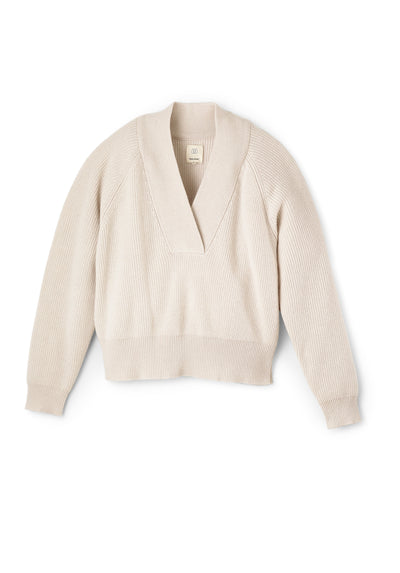Pullover V-Ausschnitt aus Cashmere Merino | Damen