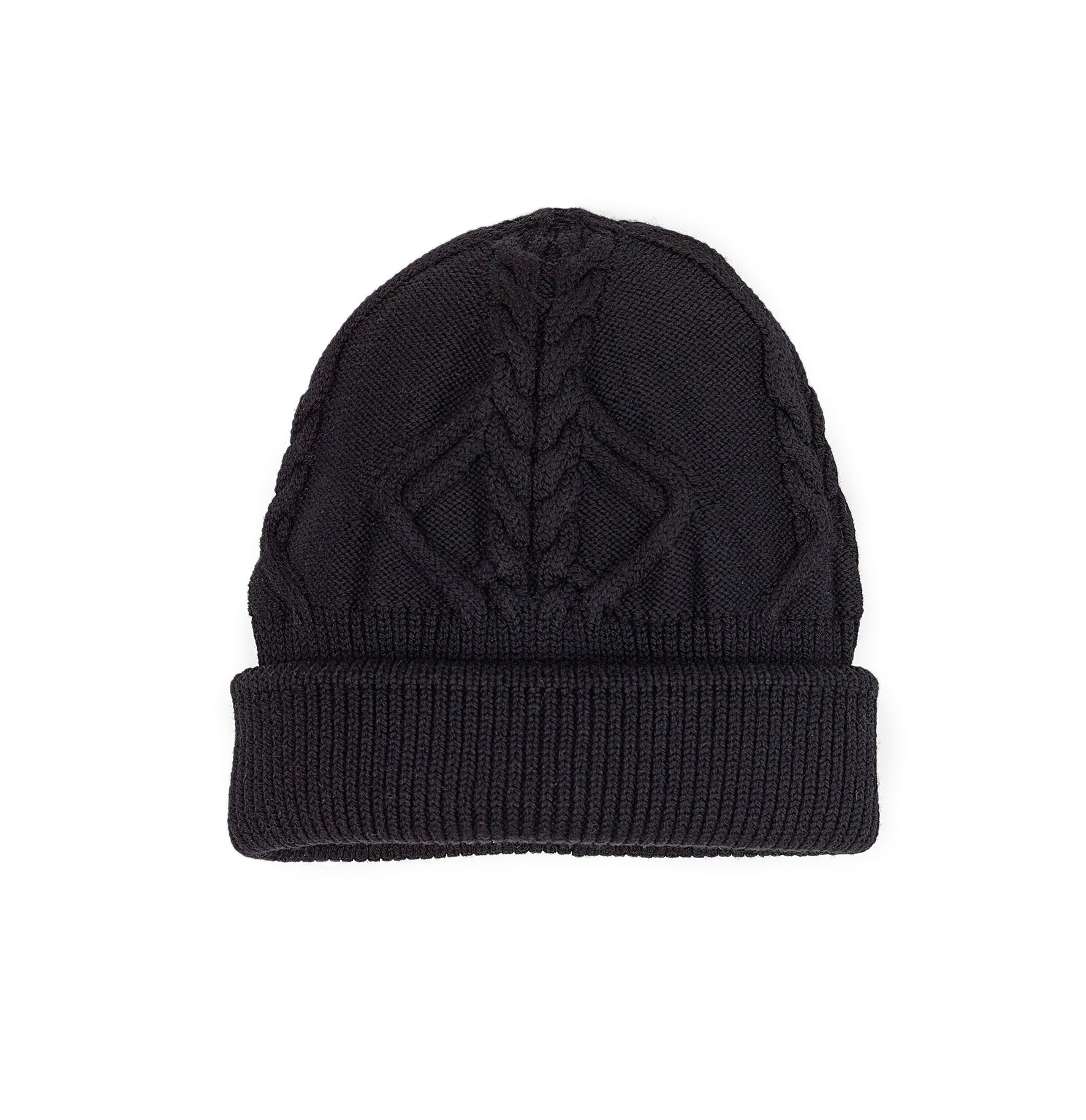grobe Strick Mütze mit Flechtdetail aus Merino | Damen