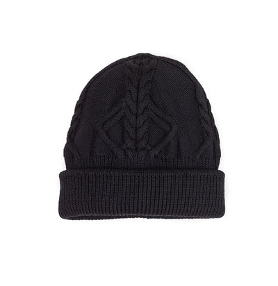 grobe Strick Mütze mit Flechtdetail aus Merino | Damen
