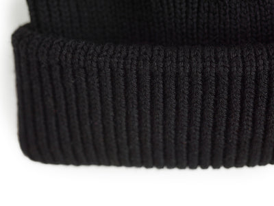 grobe Strick Mütze mit Flechtdetail aus Merino | Damen