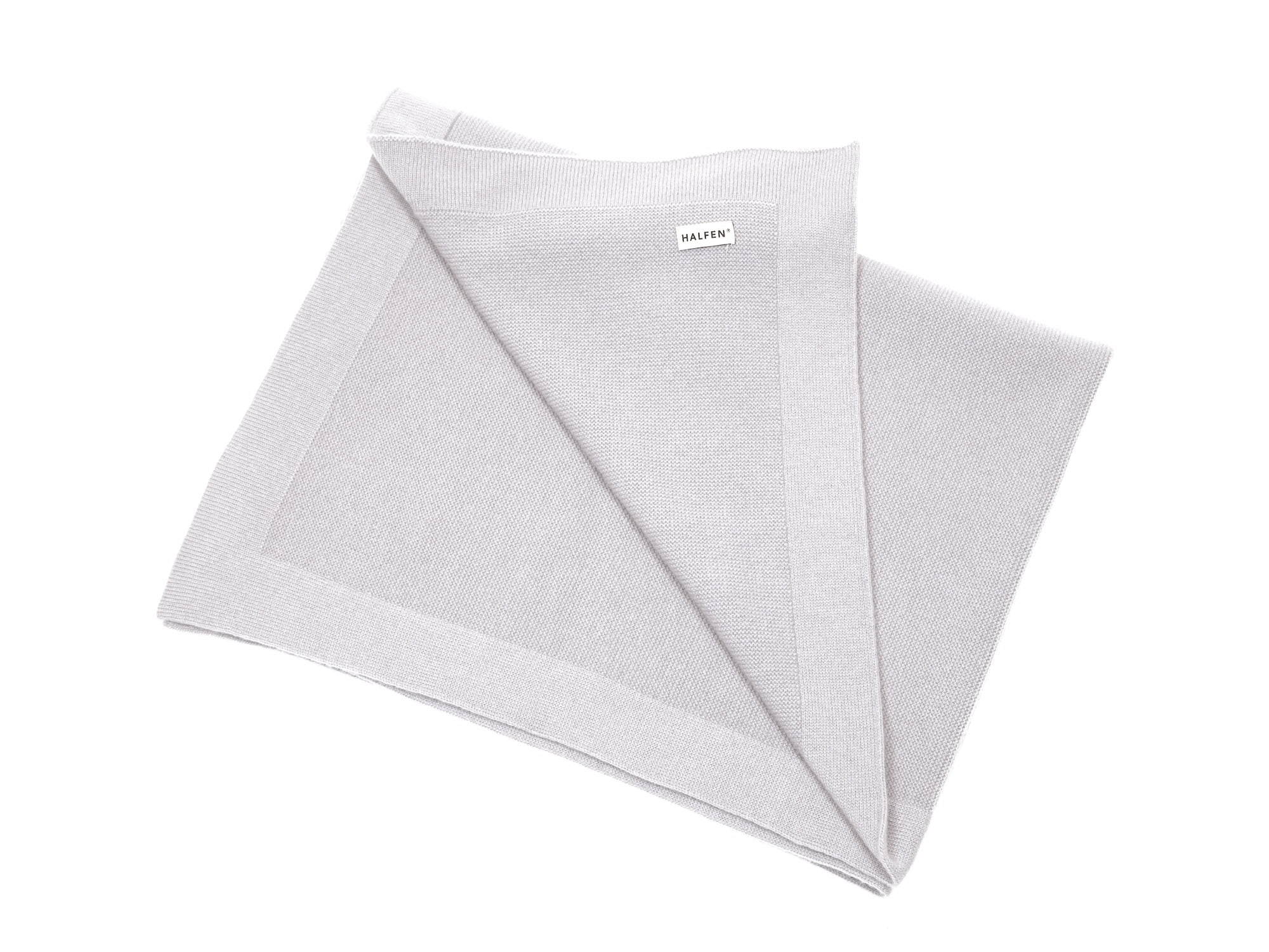 Decke für Babys aus Cashmere in grau