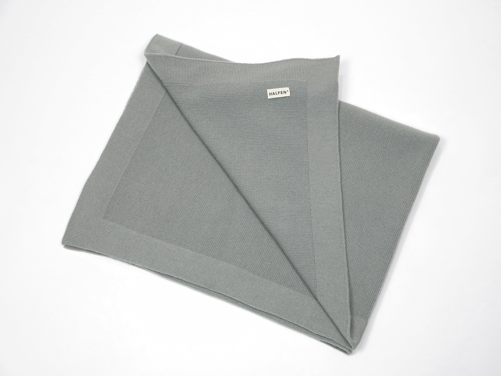 Decke für Babys aus Cashmere in sage
