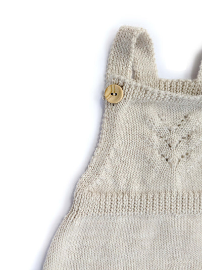 Romper mit Stickerei aus Merino | Baby