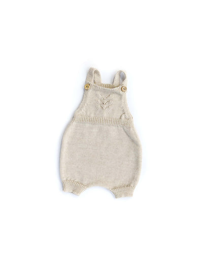 Romper mit Stickerei aus Merino | Baby