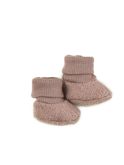 Boiled wool booties