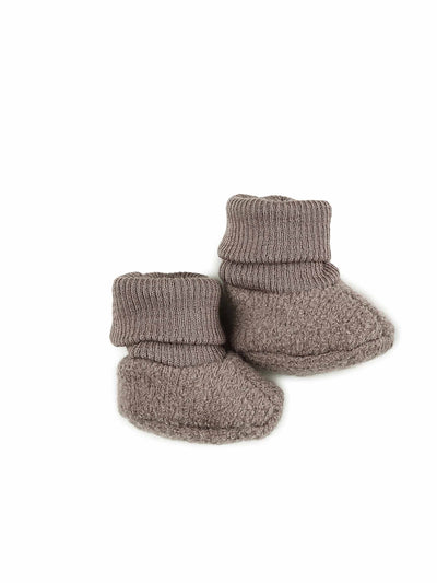 Boiled wool booties
